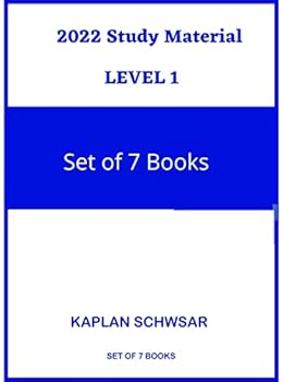 2018 CFA Level 3 III Kaplan Schweser Books, Practice Exams, Workbooks