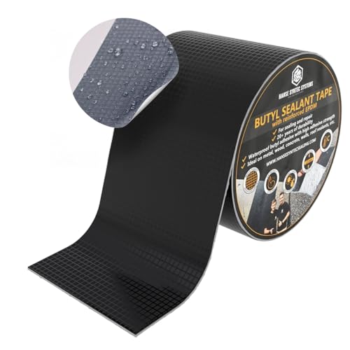 HSS Reinforced EPDM Butyl Sealant Tape Black