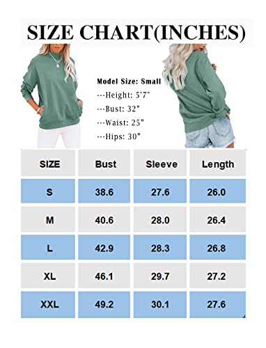 Ticticmimi Women's Casual Long Sleeves Sweatshirt Tops Mock Turtleneck Lightweight Tunic Fall Pullovers With Pocket Mint #TOP4