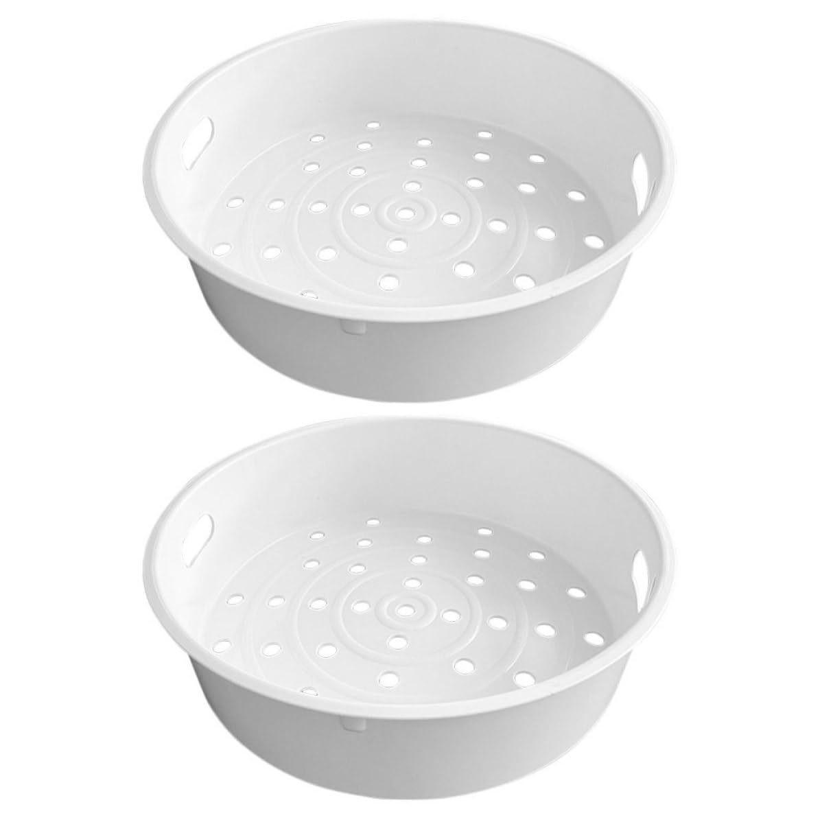 Cesta de vapor para olla arrocera universal y cocina al vapor con diseño blanco