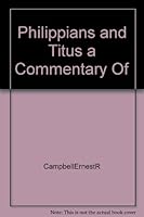 Philippians & Titus a Commentary Of B000VL4WVQ Book Cover