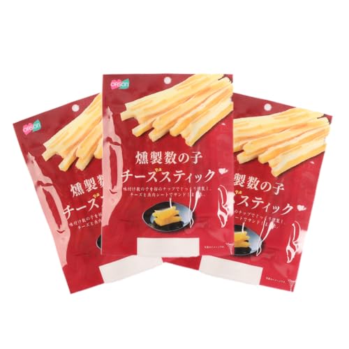 [定期便:2回]燻製数の子チーズスティック 3袋 | 燻製 数の子 チーズ おつまみ おやつ つまみ スティック 珍味 魚卵 プチプチ 食感[040126]