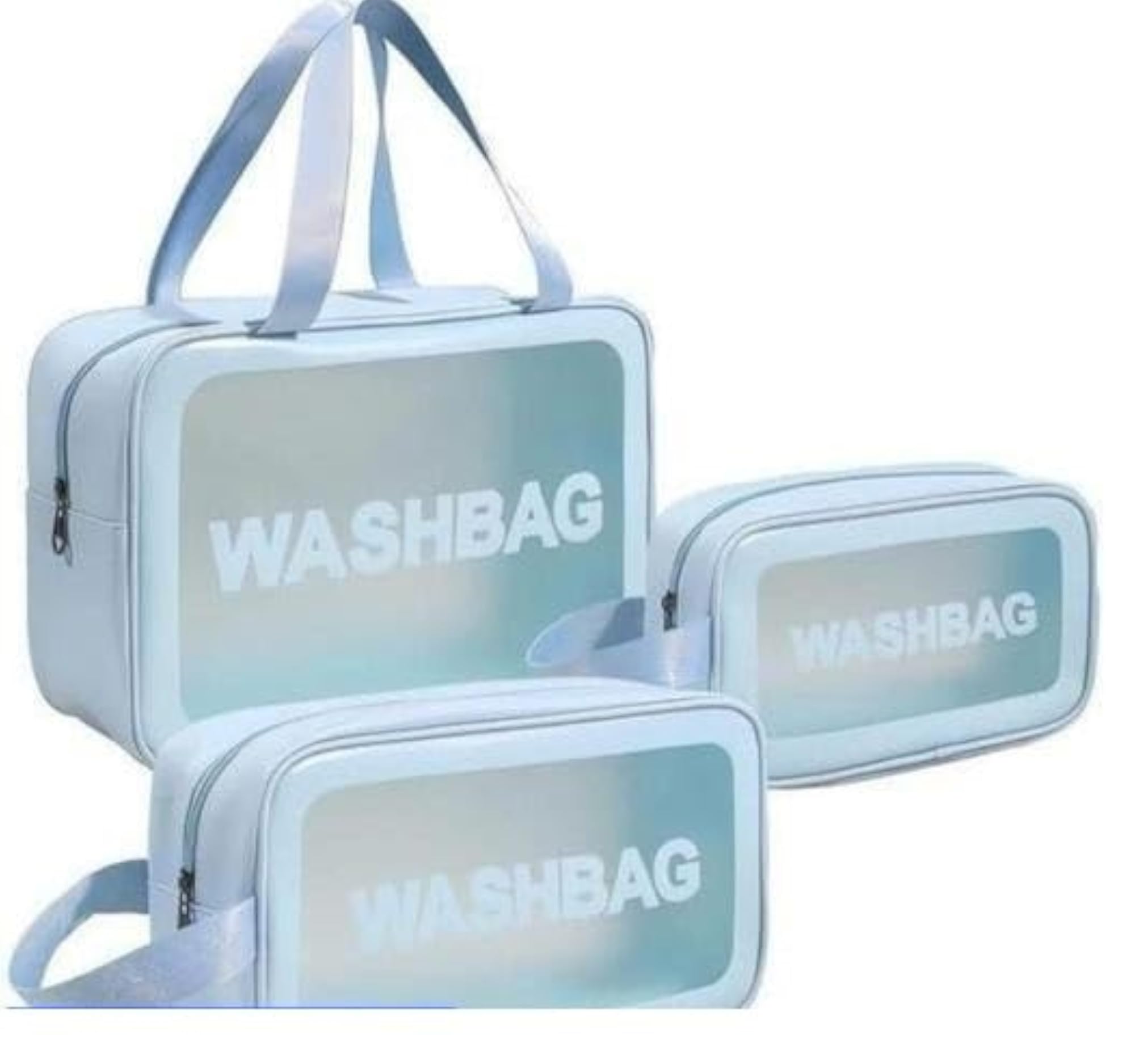 Multipurpose Toiletry and Makeup Wash Bag Set in Different Sizes (3 Pcs)