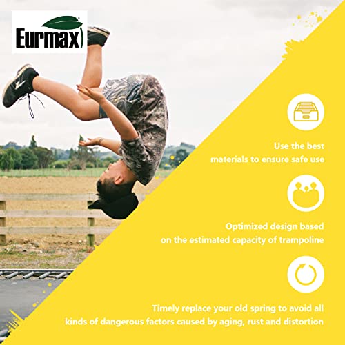 image for Eurmax USA 5.5 inches Trampoline Springs Heavy Duty Stainless Replacem