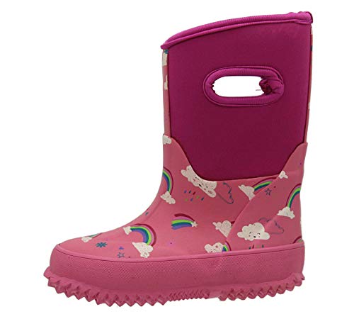 Kid's Childrens Neoprene Outdoor Rain/Snow Boots Unisex Boys Girls