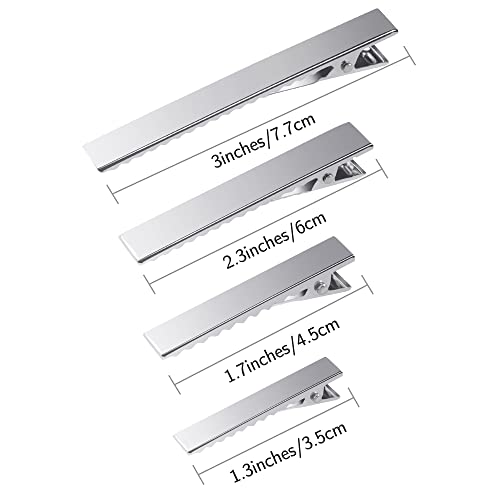 Cellot 50 Pcs Lot Alligator Hair Clip Single Prong Pinch Clips Metal Alligator Clips Hair Pin Hairbow Accessory (7.6Cm-3Inches) #TOP2