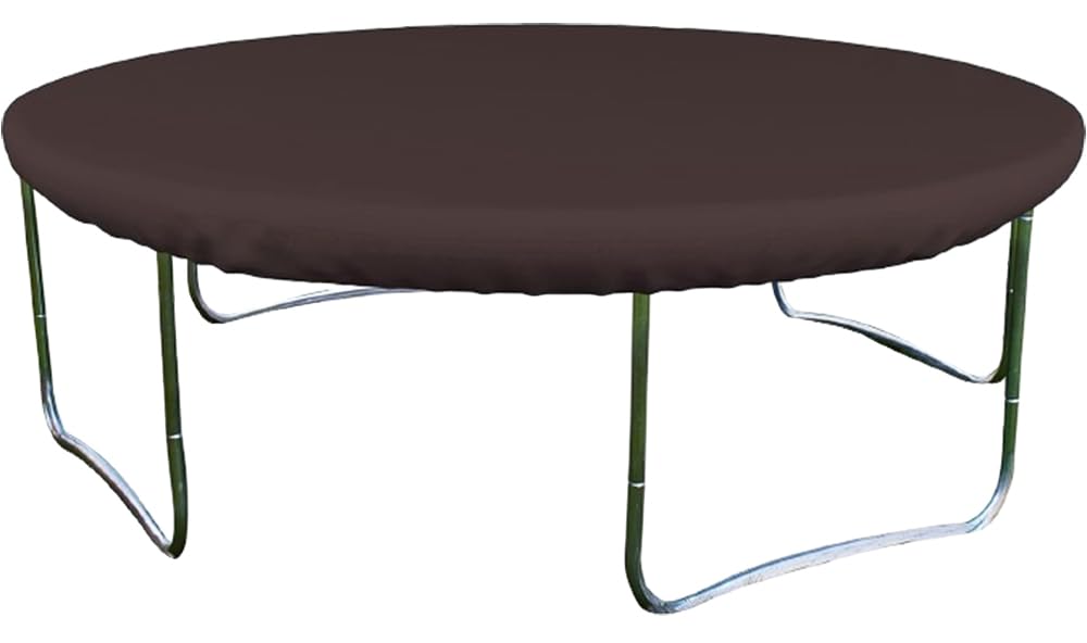 Trampoline Cover 18 Oz Waterproof - Patio Furniture Covers 100% Weather Resistant Rain Snow Sun Shade Round Trampoline Cover with Elastic for Snug Fit (96