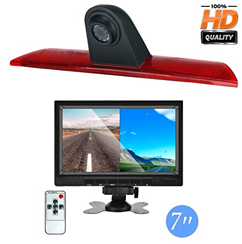 HD 720P 3r Brake Light Replacement Camera Rear Backup Reversing Camera with 7