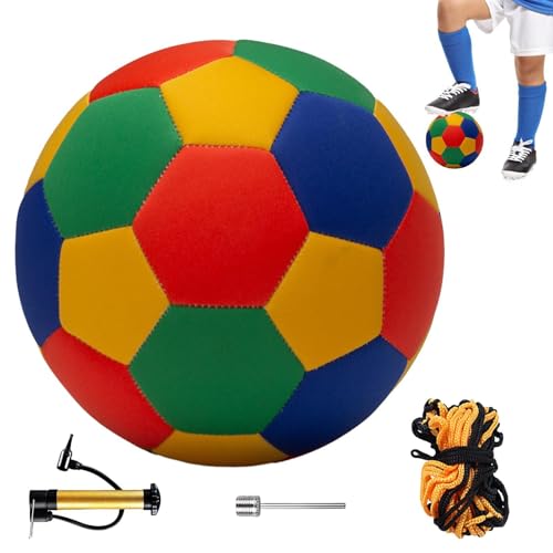 Balón de Fútbol Sala,Equipo para Práctica Deportiva - Pelota Suave para Jugar Dentro de Casa,para Casa, Jardín, Escuela, Parque, Regalo para Niños, Niñas, Jóvenes