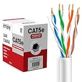 CMPLE 1011-N CAT5E BULK ETHERNET LAN NETWORK CABLE- 1000 FT White