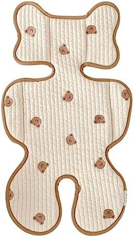 Car Seat Cooler Pad for Children, Summer Breathable Ice Stroller Cooler Mat, Baby Cushion Washable for Stroller, Baby Dining Chair, Infants Toddler Safety Seat, Type 1