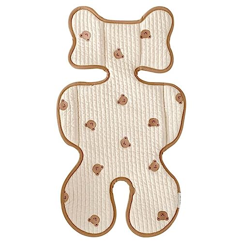 Universal Stroller Seat Liner Cotton Car Seat Cooler Pad Summer Breathable 3D Mesh Cool Seat Pad Baby Sleeping Mat Toddler Stroller Cushion Insert for Safety Seat Baby Dining Chair, 70cm x 38cm