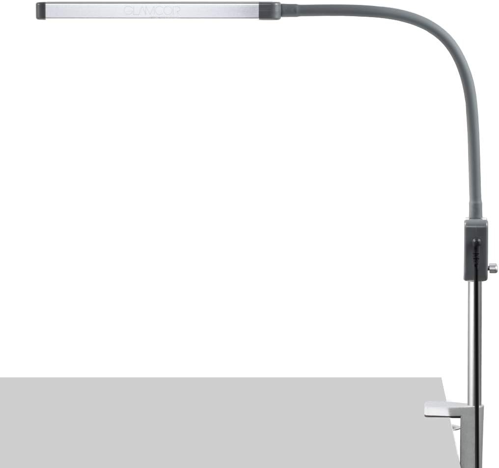 Promo 40% OFF Reveal Light Kit for Lash Extensions, Manicure and Pedicure, Light with Table Mount Clamp (Grey)