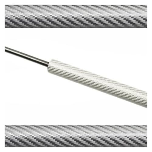 Support levage capot avant A4 B8 2008-2016 en fibre de carbone argent haut de gamme