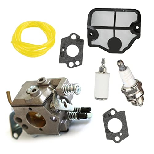 Vergaser-Kit Für Kettensäge – Passt Auf Zama C1Q-W29E, Tecumseh 530071987 U.a. – Inkl. Luftfilter & Zündkerze
