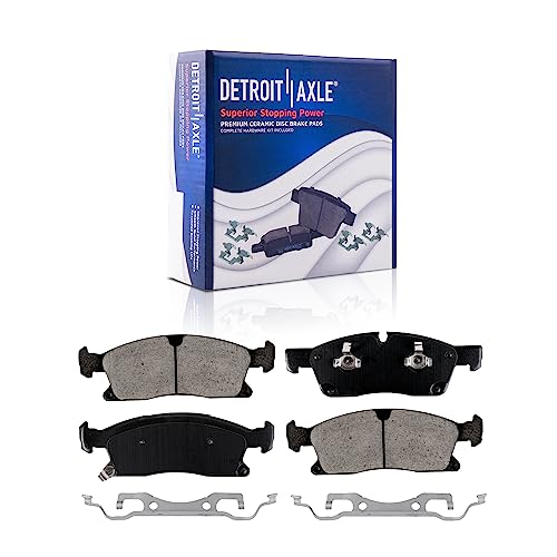 Image of Detroit Axle - Brake Pads for 11-16 Jeep Grand Cherokee 11-20 Dodge Durango