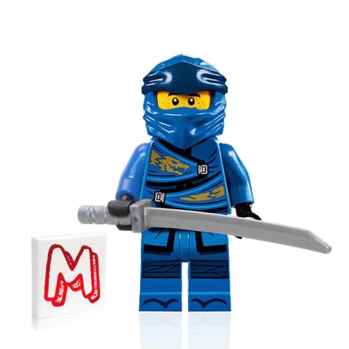 LEGO NINJAGO Minifigure - Jay (Legacy) with Sword and Display Stand 70670