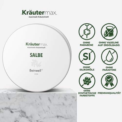 Beinwellsalbe von Kräutermax – Hochdosierte Creme zur Linderung