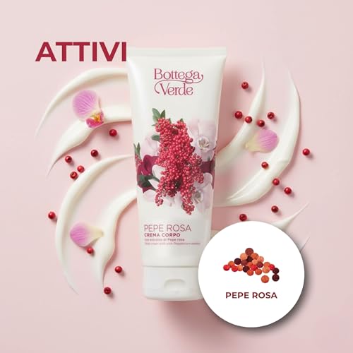 Bottega Verde - Pepe Rosa, Crema Corpo Idratante, 200 Ml, Azione Idratante E Nutriente, Per Tutti I Tipi Di Pelle - 4