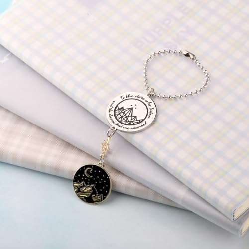 Book Lover Gift to The Stars Who Listen and Dreams That are Answered Car Decor for Driver Bookworm (to The Stars Decor)3