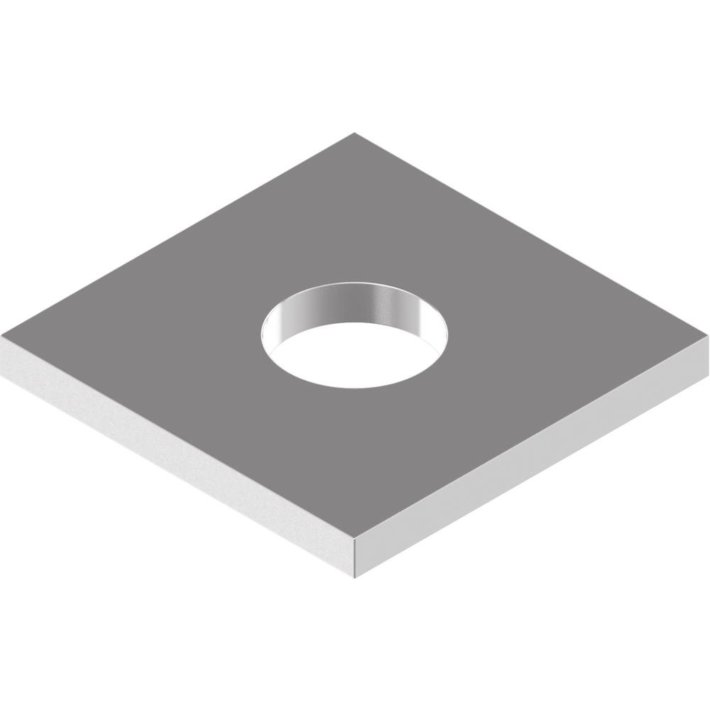 Disques DIN 436 carrée acier inoxydable A2 17,5 M16 pour fixation bois en lot de 25