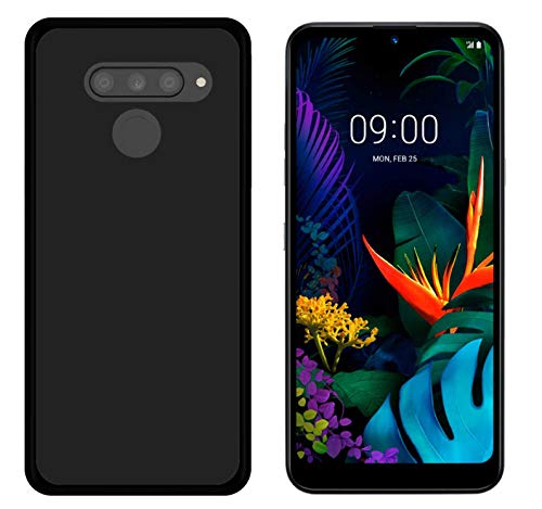 Todobarato24h Funda Compatible con LG K50S (6.5) Pulgadas Negra TPU Lisa Silicona Gel