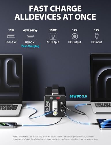 YKPOWER 300w Portable Power Stations with AC Outlets - Image 4