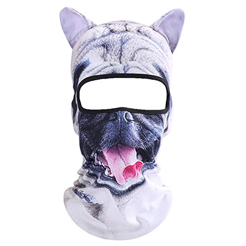 Image of Cat Balaclava,Dog Balaclava,Halloween Hat,Cute Full Face Hood Mask Animal Ski Mask for Hiking Riding Sports Outdoor