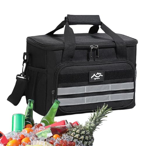 Bolsa isotérmica para el almuerzo | Bolsas de nevera isotermas | Bolsa de almacenamiento de alimentos impermeable de gran capacidad para hombres mujeres trabajo viaje picnic camping senderismo pesca