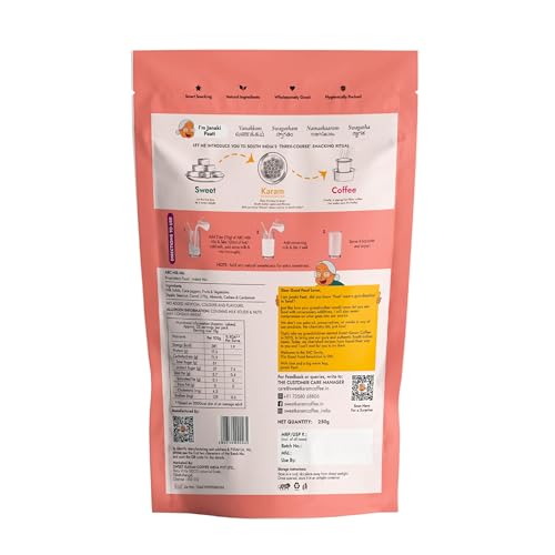 Image of Sweet Karam Coffee ABC Milk Mix - 500 g | No Refined Sugar, Artificial Colors or Preservatives | Apple, Beetroot & Carrot Instant Drink Powder for Kids & Adults | Rich in Fiber & Vitamins | Pack of 2 (250g Each)