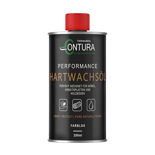 Contura Performance Hartwachsöl Farblos Natur Holz-Öl Parkett Treppen Möbel Pflegeöl (250ml.)