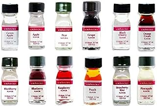 Tasty Living Variety of LorAnn Oils Food Flavoring - 12 Fruit Flavors, 1