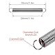 GUNGY Zugfedern mit Haken Edelstahl Zugfeder Spannfeder 35mm Außendurchmesser 4mm Drahtdurchmesser 0,4 mm Maximale Zugkraft 0,33kg 0,4x4x35mm 10 Stück