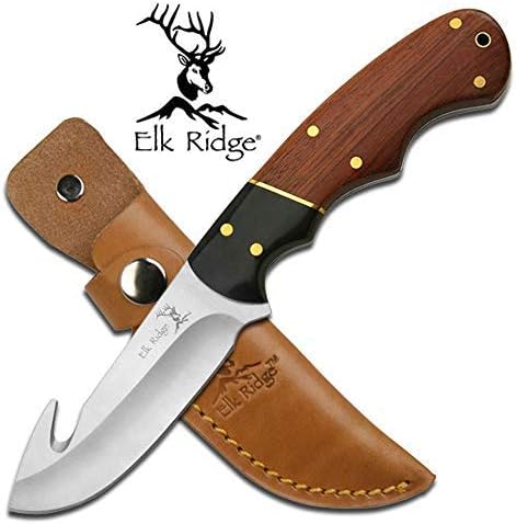 Elk Ridge Free Engraving ER-198 FIXED BLADE KNIFE 7.5" OVERALL