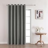 Joydeco Cortinas opacas, gris oscuro