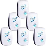 Repelente ultrasónico antiroedores insectos, 6 unids ultrasónico anti mosquitos ultrasonidos ratón y ratas, interior repelente electrónico insectos para ratones, ratas hormigas arañas mosquitos