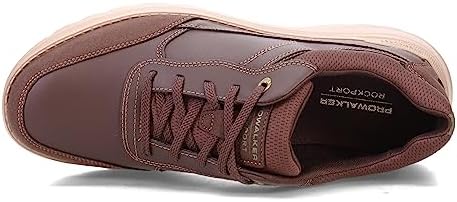 Rockport Men's Prowalker 6000 UBal Sneaker, Dark Brown Leather, 12 | Image 5