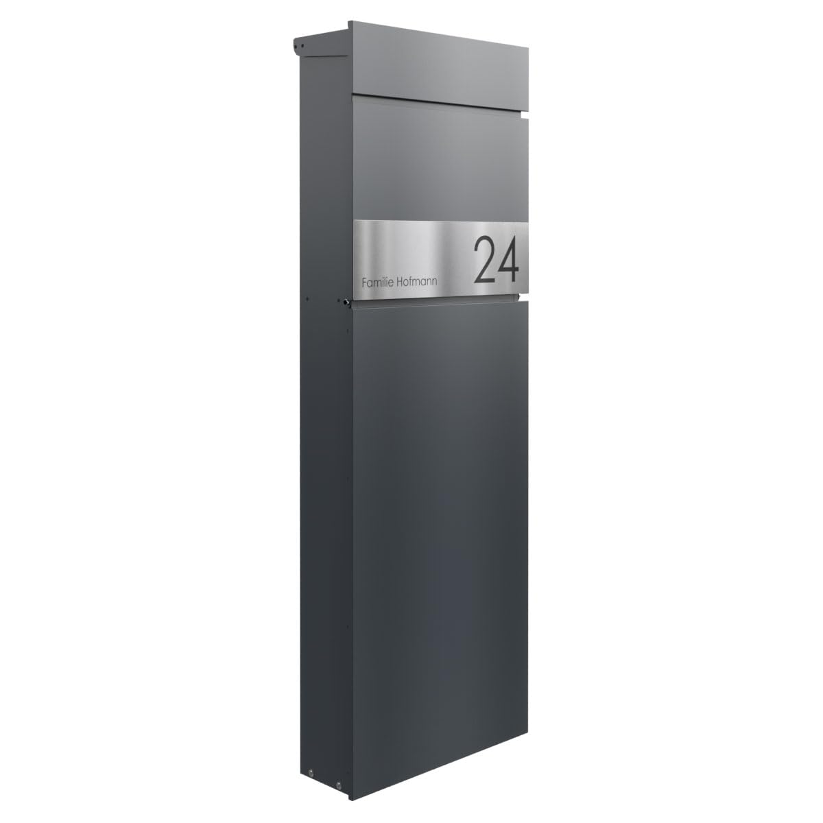 Boîte aux lettres sur pied LESSING Edition - Design Elegance 1 (RAL 7016 gris anthracite)