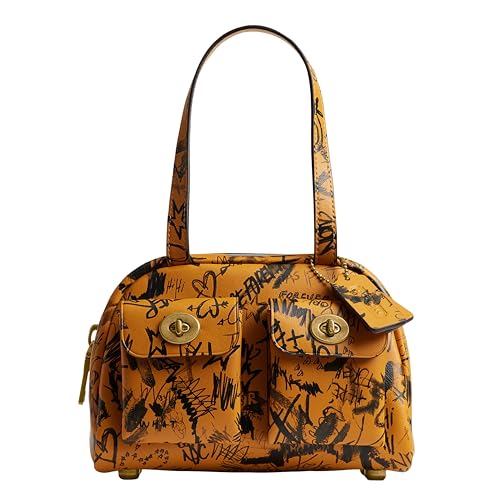 Coach The Originals Graffiti Print Twin Pocket Bag 20 - image 1