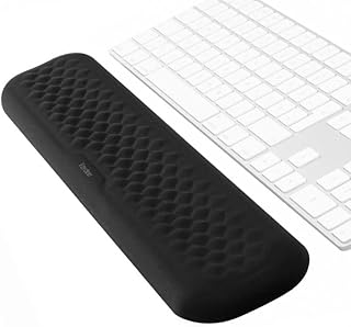 VAYDEER Keyboard Wrist Rest Pad Padded Memory Foam Hand Rest Support for Office, Computer, Laptop, Mac Typing and Wrist Pain Relief and Repair(17.32inch,Black)