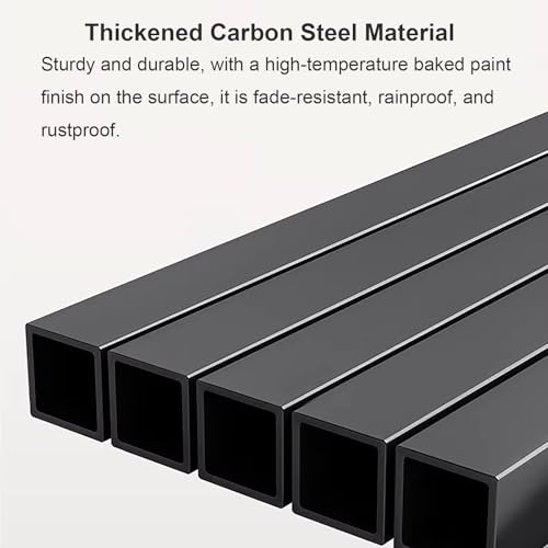 Banco de jardín de metal impermeable y resistente al óxido de 400 kg 5