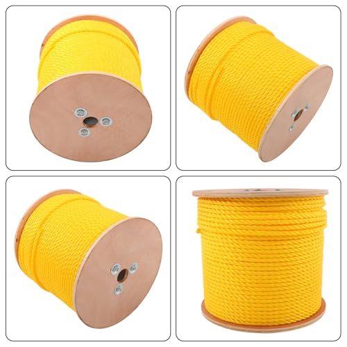Cuerda Trenzada de Polipropileno, Línea de Utilidad 1/4 pulgada por 600 pies, Resistencia 8500 LBS miniatura 7