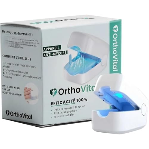 ortho vital appareil anti mycose, OrthoVital lumière bleue mycose ongle pied mycose ongles des pieds, réparer mycose ongles en seulement trois semaines (1)