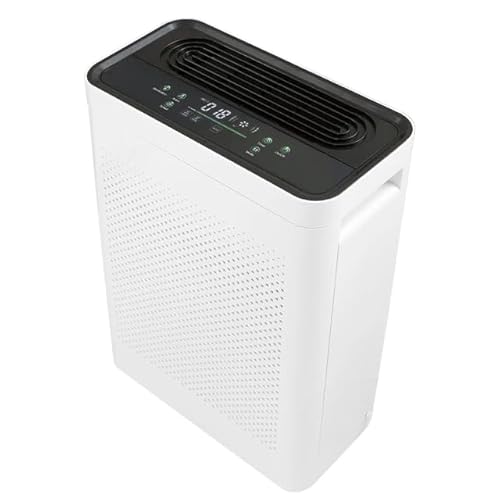 DNESHY Smart Home Air Purifier with Real-Time AQI – H13 HEPA Filter, Quiet Operation, Covers 550+ Sq Ft, Removes 99.99% Dust & Viruses