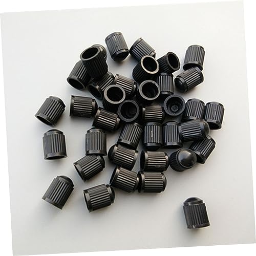 20 Und. Tapones de Válvula para Bicicleta Negro miniatura 3