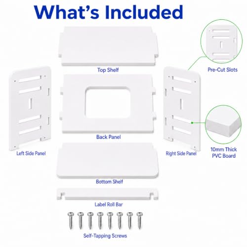 3-in-1 Thermal Label Holder Stand for 4×6, Roll & Fan-Fold Label Organizer - Image 4