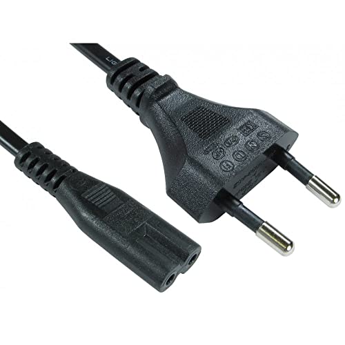 Alida Systems Câble d'alimentation Euro 8 de 3 mètres - câble d'alimentation Universel pour Petits appareils - Fiche Euro de Type C vers Prise C7 Cover
