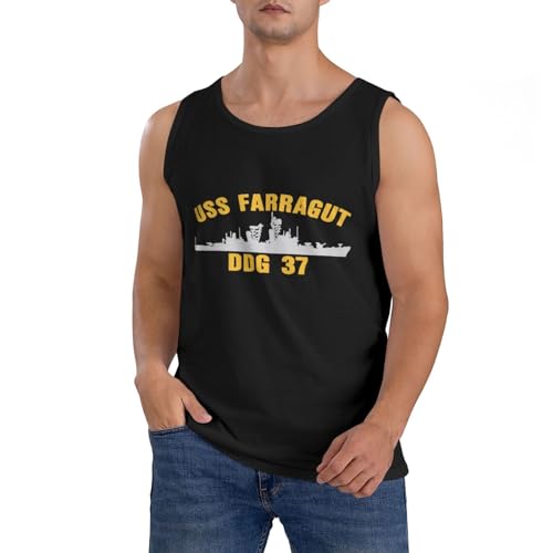 DRABBET USS Farragut DDG 37 Men's Breathable Tank Top Novel