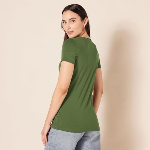 Image of Amazon Essentials Women's Regular-Fit Short-Sleeve Crewneck T-Shirt, Multipacks