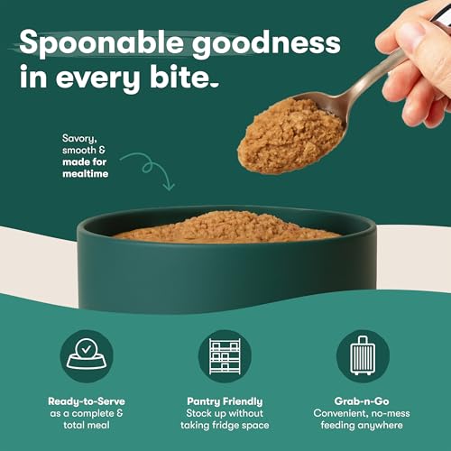 Jinx Premium Wet Dog Food Cans, Variety Pack - Salmon & Chicken Pate - Grain-Free Canned Dog Food Pate & Topper with Real Ingredients & No Fillers - All Life Stages, Breeds & Sizes - 12-Pack, 13 Oz